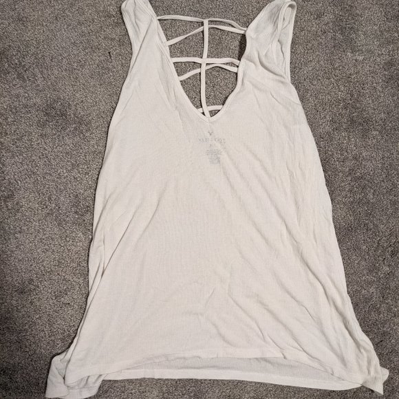 2 for $12 - AE Soft&Sexy White Tank - Picture 3 of 5